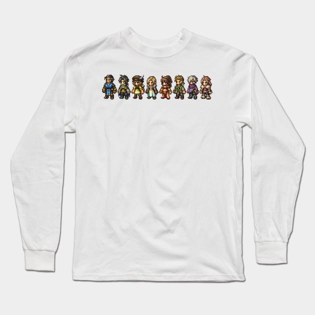 Octopath Travelers Long Sleeve T-Shirt by SpriteGuy95